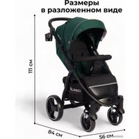 Коляска прогулочная «книга» Bubago Cross City BG 117-1 (зеленый)