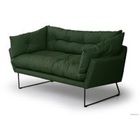 Диван Brioli Анико двухместный (J8/темно-зеленый)
