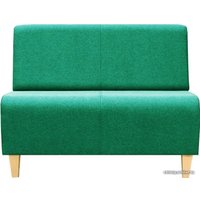 Диван Brioli РудиД двухместный (рогожка, J16 азур)