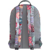Городской рюкзак Asgard Р-5137П (пончики/газета, серый)