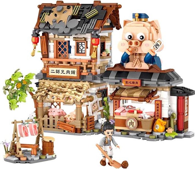 Конструктор LOZ Мясная лавка 1942
