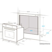 Электрический духовой шкаф Midea MO23003X