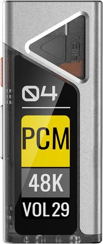 

Портативный усилитель HiBy FC4 (с дисплеем, черный/серебристый)