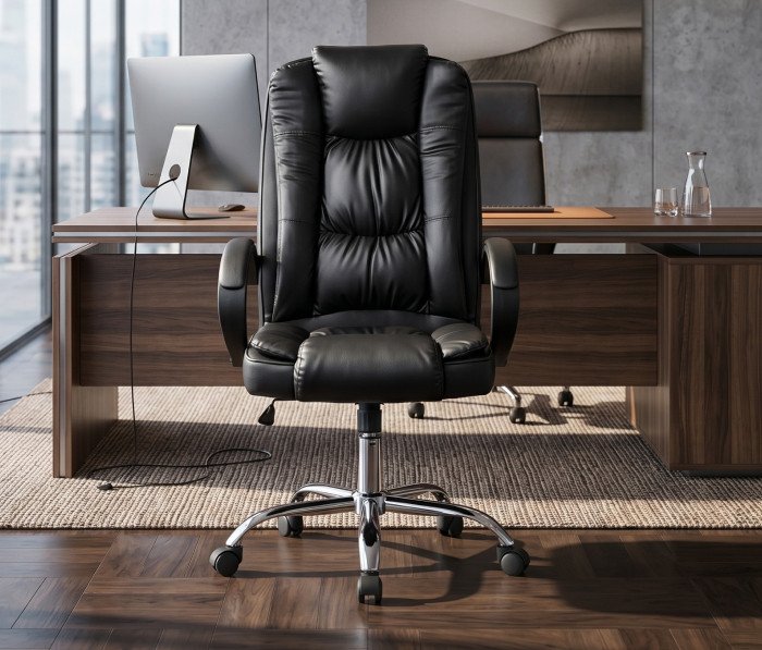 Офисное кресло King Style Fortline Chrome (черный)