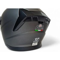 Мотошлем AIM JK320 320-005-L (L, серый металлик)