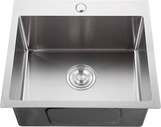 

Кухонная мойка GranFest Metal нержавеющая сталь AISI 304 GF-5050 (с сифоном)