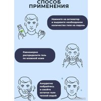 Гель для бритья Cool Rule Для чувствительной кожи успокаивающий c алое вера (200 мл)