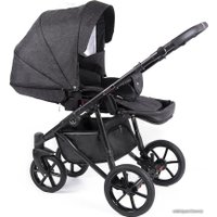 Универсальная коляска Coletto Astin 2020 (2 в 1, черная рама, AS-01)