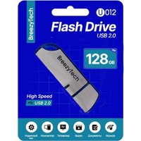 USB Flash BreezyTech U012 128GB (серебристый/синий)