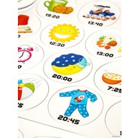 Магнитная доска Десятое королевство Магнитные истории. Учим время! 01657