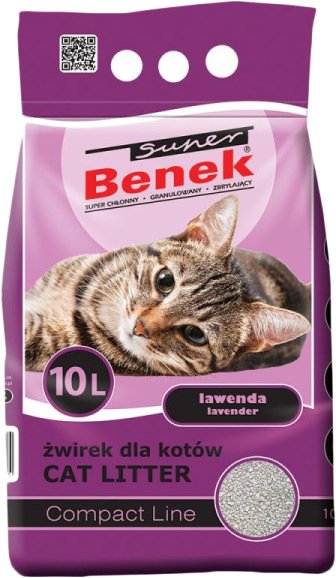 

Наполнитель для туалета Super Benek Compact Lawendy 10 л