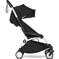 Универсальная коляска Babyzen Yoyo2 (2 в 1, мягкая люлька, белая рама, черный)