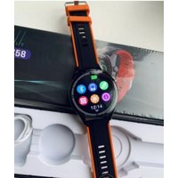 Умные часы Profit WS-GS58 (серебристый с серо-желтым спортивным ремешком)