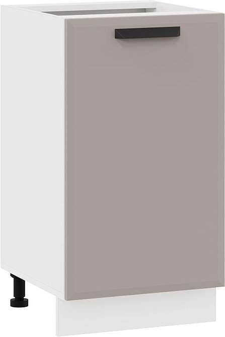 

Шкаф напольный Трия Тиана 1Н45 (белый/мокко супермат)