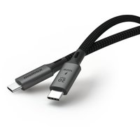 Кабель Momax DC31D USB 3.2 Gen 2x2 Type-C - USB 3.2 Gen 2x2 Type-C (1 м, черный)