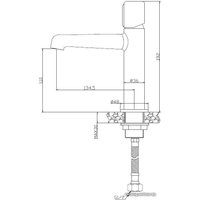 Смеситель BelBagno Uno UNO-LVM-CRM