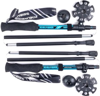 Треккинговые палки Tech Team Edelweis (бирюзовый)