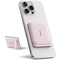 Внешний аккумулятор Baseus PicoGo AM31 Mini Magnetic Power Bank with Stand 20W 5000mAh (розовый)