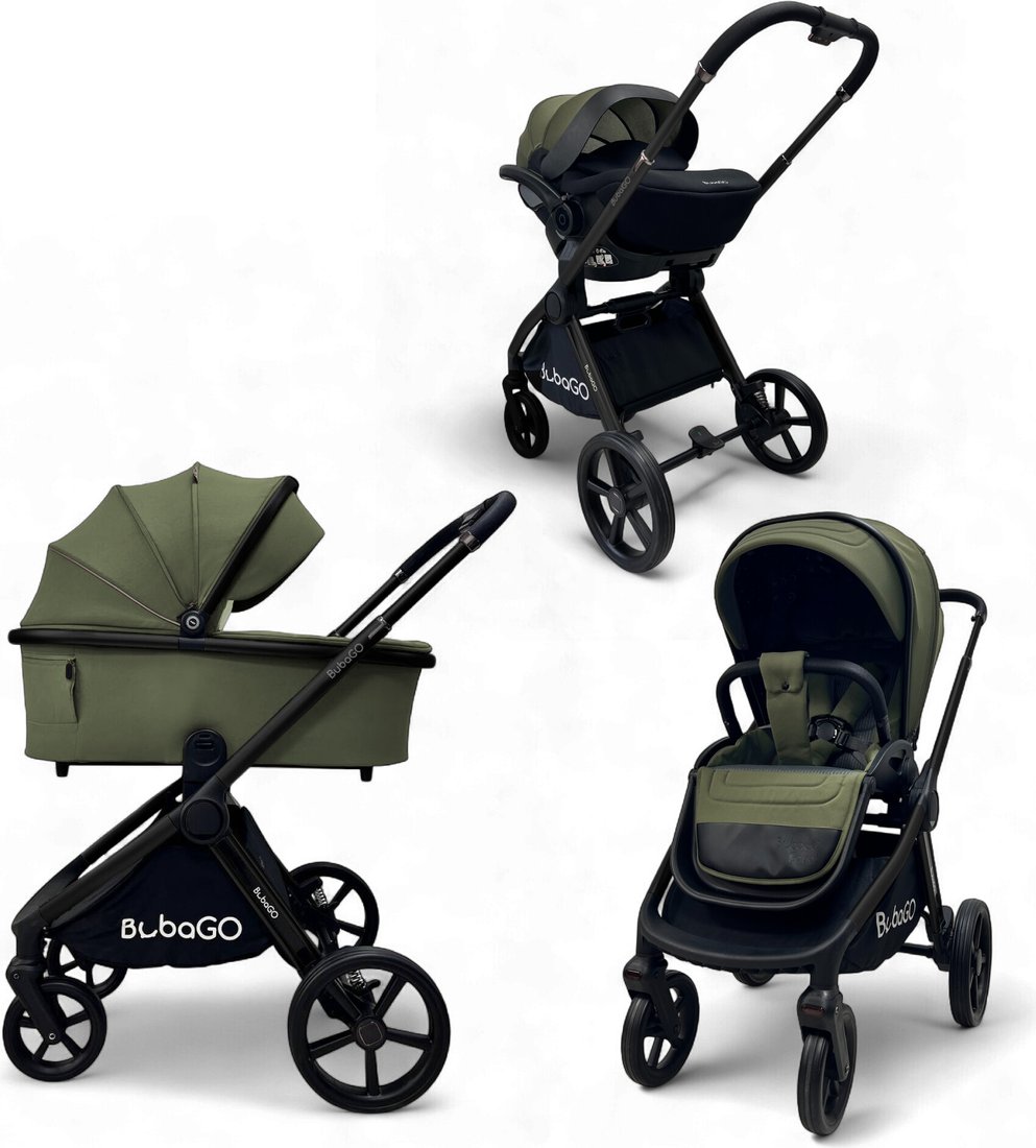 

Универсальная коляска Bubago Gaudi (3 в 1, зеленый)