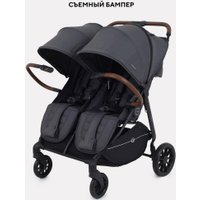 Коляска прогулочная «книга» Rant Twinny RA151 2025 (graphite)
