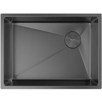 Кухонная мойка ZorG Zerox 59 U / IF Side SF PVD Gunblack