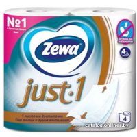 Туалетная бумага Zewa Just1, 4 слоя (4 рулона) в Витебске