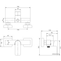 Смеситель Omnires Baretti BA7840 CR