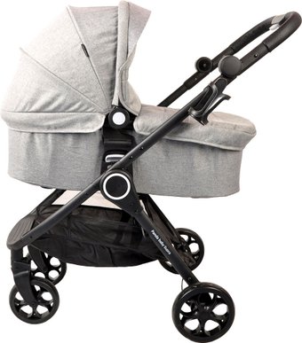 Универсальная коляска Panda Baby Supra (2 в 1, серый)