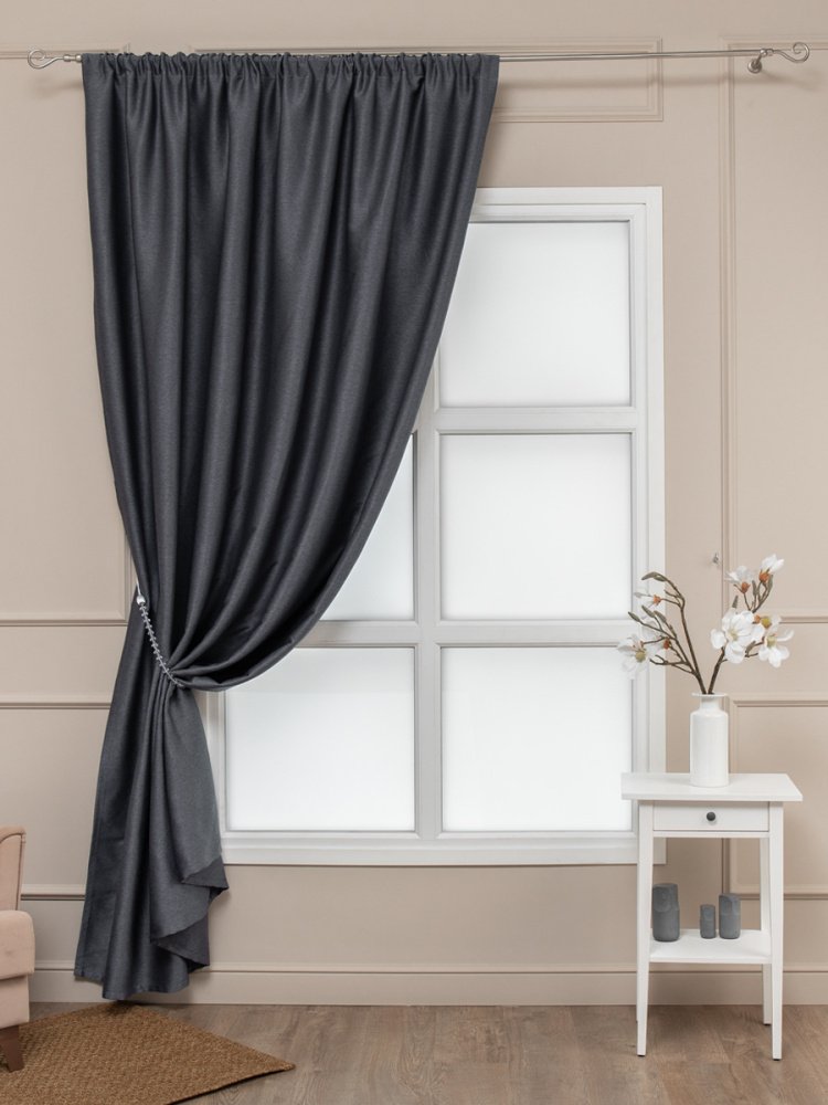 

Штора Ника Зварико блэкаут 888250-13 2x2.5 м (графит/серо-фиолетовый/темно-серый)