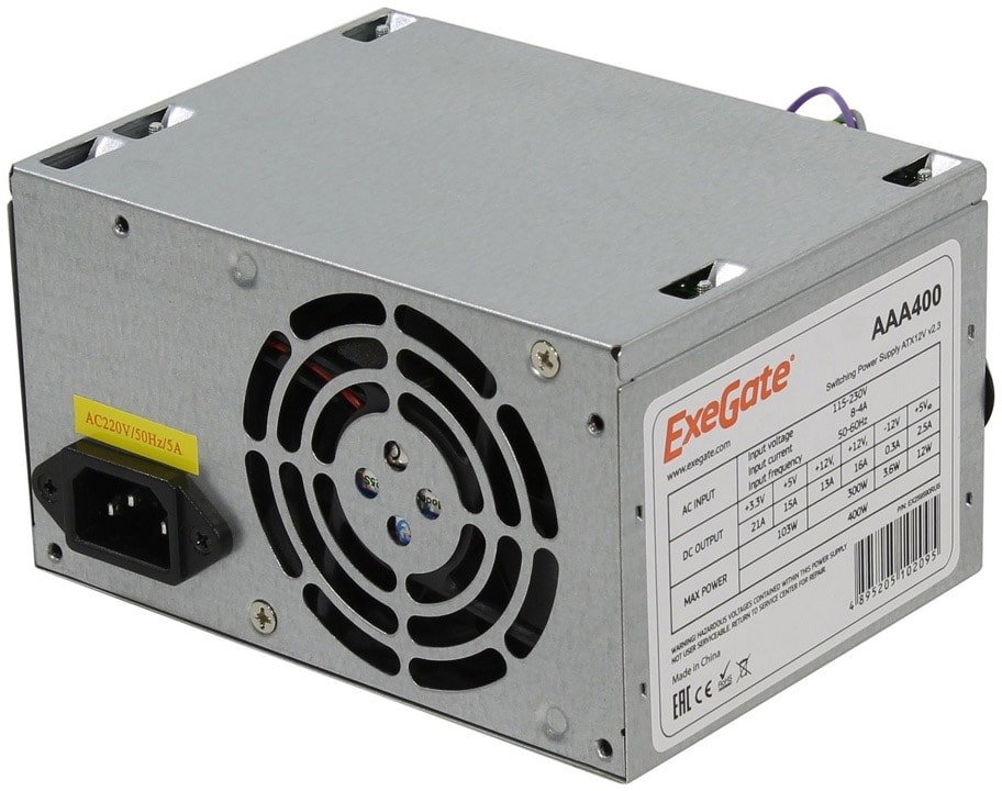 

Блок питания ExeGate AAA400 ES259590RUS