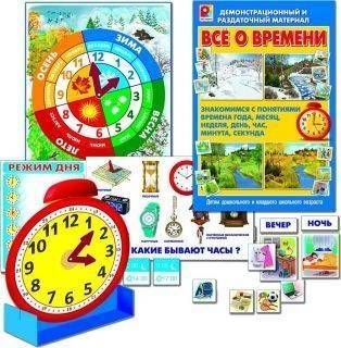 

Развивающая игра Радуга Все о времени С-855