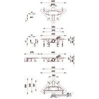 Душевой уголок Ambassador Set 12011107R-ST5