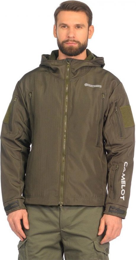 

Куртка Huntsman Камелот 56-58/182 (softshell, хаки)