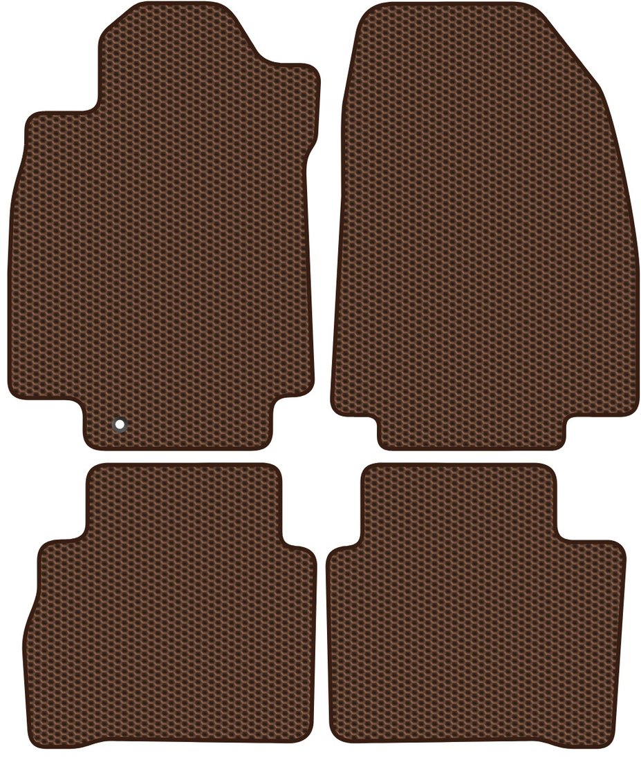 

Комплект ковриков для авто Alicosta Nissan Tiida (седан / C11) 2007 - 2014 (коричневый, сота)