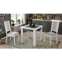 Кухонный стол Трия Хьюстон тип 3 (белый/ателье темный)