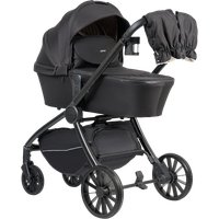 Универсальная коляска Farfello 2в1 Baby shell Total BS-11 (черный/черная рама)