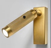 Chelsom wall led knurl brass 44.603 144237-22