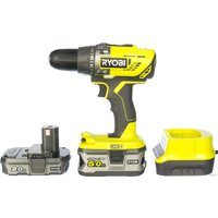 Дрель-шуруповерт Ryobi R18DD3-252S 5133003353 (с 2-мя АКБ 2 Ah+5 Ah, сумка)