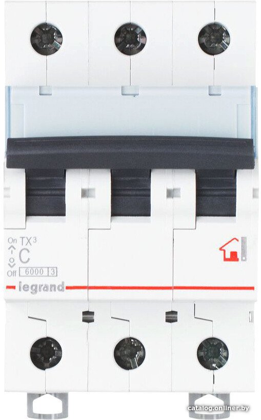 Выключатель автоматический Legrand TX3 3P 50A B 6kA 3M 404005