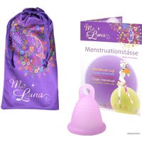 Менструальная чаша Me Luna Soft Shorty M кольцо (розовый)