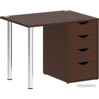 Стол Riva Home Office VR.SP-3-98.4 Silver (венге цаво) в Борисове