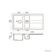 Кухонная мойка Omoikiri Kitagawa 100-2 WG (зеленый)