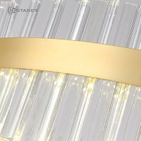 Подвесная люстра Estares Sofia 100W R-APP-500x1000-Gold/Clear-220-IP20_Ч