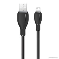 Кабель Baseus Pudding Series Fast Charging Cable 2.4A USB Type-A - Lightning (1.2 м, черный)