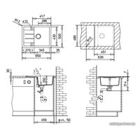 Кухонная мойка TEKA Astral 45B TG (карбон ) [40143508]