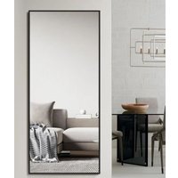 Зеркало Алмаз-Люкс М-438 140x60 (в алюминиевой раме/черный)