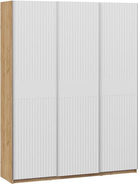 

Шкаф-купе Трия Оскар Хилтон Т2 1800 271083 (ручка серебро/дуб крафт золотой/белый матовый)