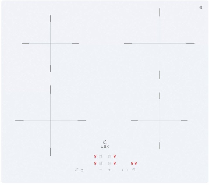 

Варочная панель LEX EVI 640A WH