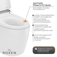 Унитаз приставной Roxen Smart Turbo 670300-02