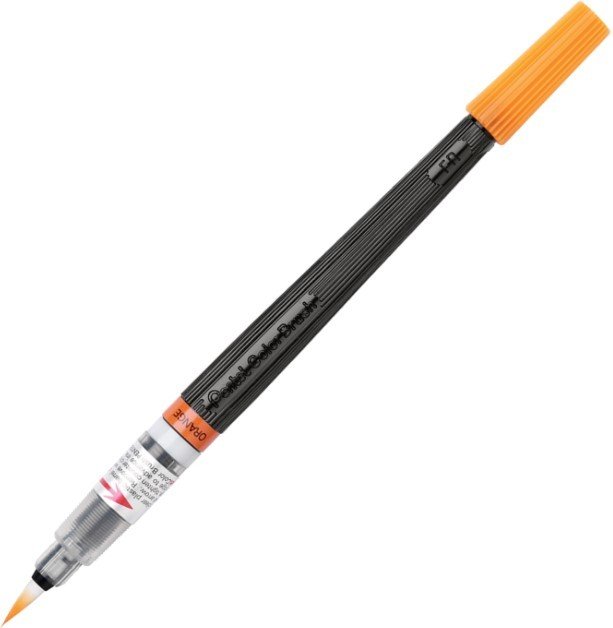 

Маркер художественный Pentel Color Brush XGFL-107X (оранжевый)